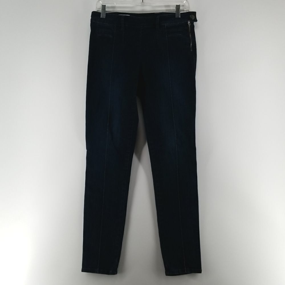 Gap Jeans Women's 28/6  Always Skinny 1969 Side Zipper with Button Closure Blue